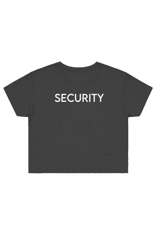 Sleepwalkers Security Black Street Crop Tee